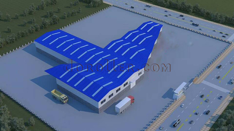 steel structure plant for grain milling