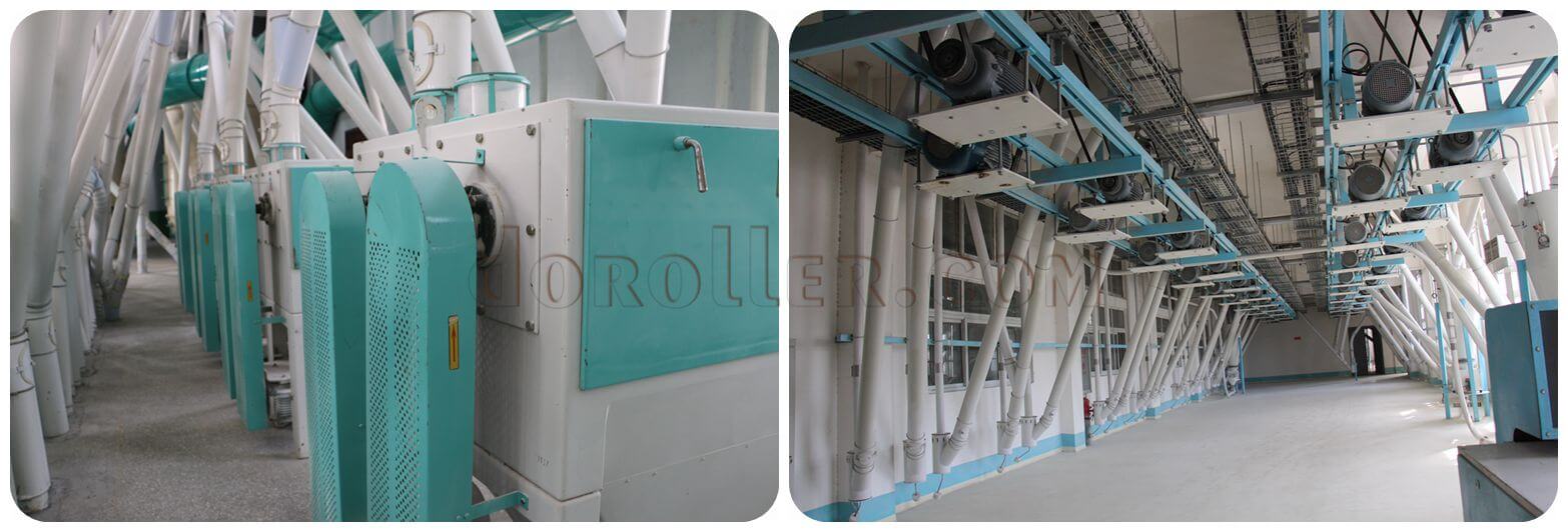 wheat milling machine