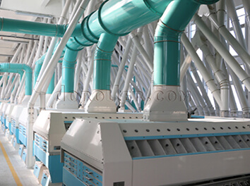 multi-storey flour milling plant