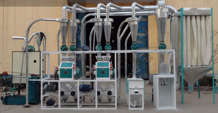 small flour production line